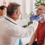 Patient receiving care from a doctor with his Direct Primary Care membership.